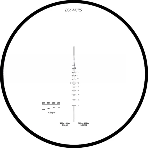 3E AVCI 1x-4x 5.56mm & 2 MOA AVCI M1X Tüfek Dürbünü