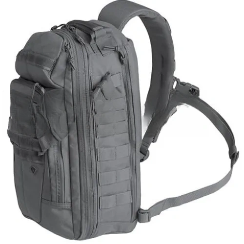 First Tactical Crosshatch Sling Çanta 19L Gri